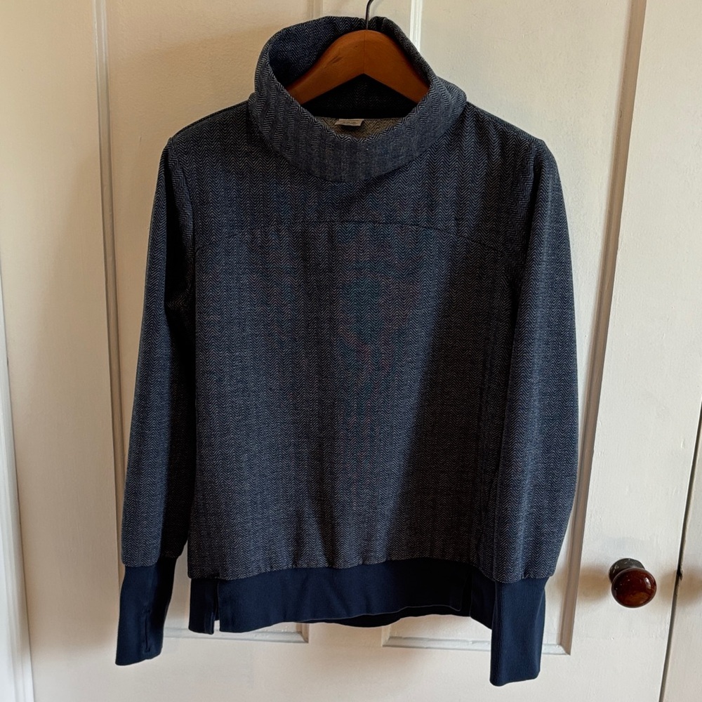 Avia Blue Cowl Neck Sweater